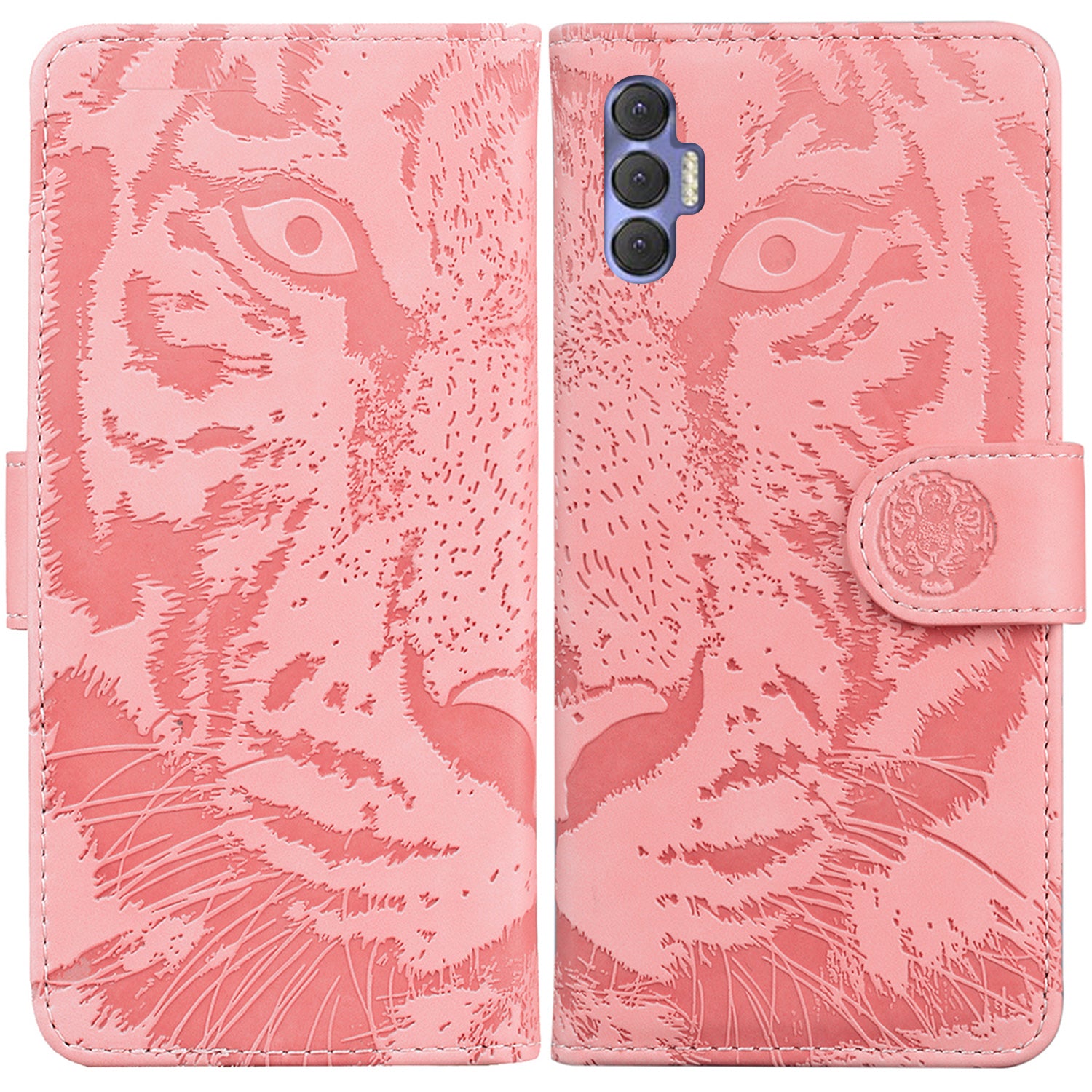 Shockproof Wallet Cover for Tecno Spark 8P Tiger Pattern Imprinted PU Leather Phone Stand Case Shockproof Wallet Cover for Tecno Spark 8P Tiger Pattern Imprinted PU Leather Phone Stand Case